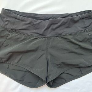 Lululemon Run Times Shorts Black Women’s Running Athletic Size 4
